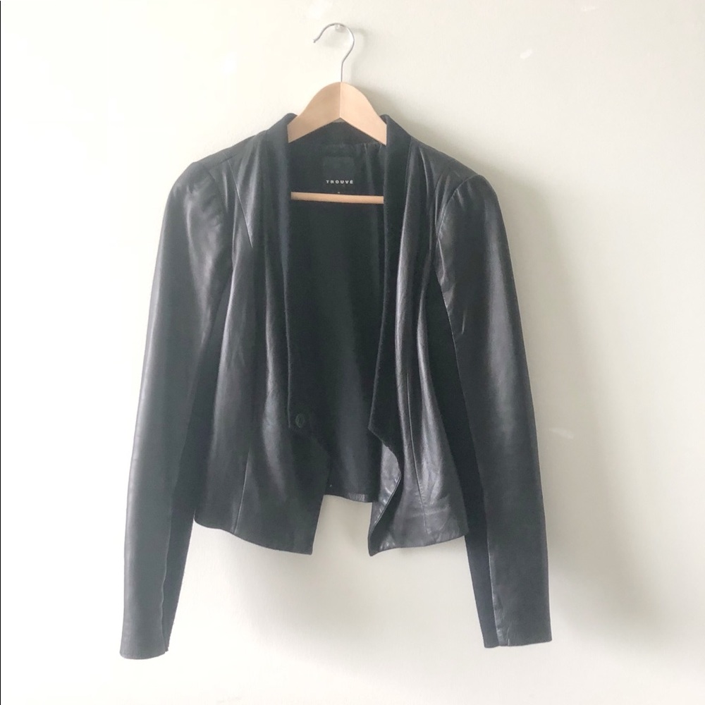 Trouve leather jacket